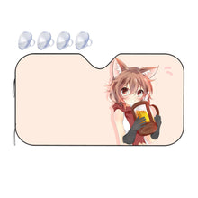 Load image into Gallery viewer, Is It Wrong To Try To Pick Up Girls In A Dungeon?  Car Sunshade
