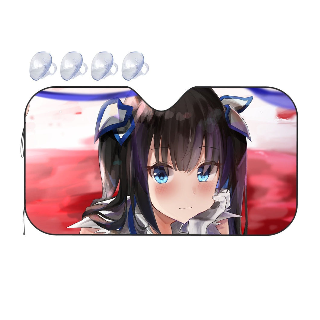 Is It Wrong To Try To Pick Up Girls In A Dungeon?  Car Sunshade