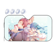 Load image into Gallery viewer, Is It Wrong to Try to Pick Up Girls in a Dungeon?  Car Sunshade
