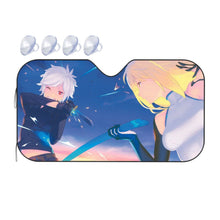 Load image into Gallery viewer, Is It Wrong To Try To Pick Up Girls In A Dungeon?  Car Sunshade
