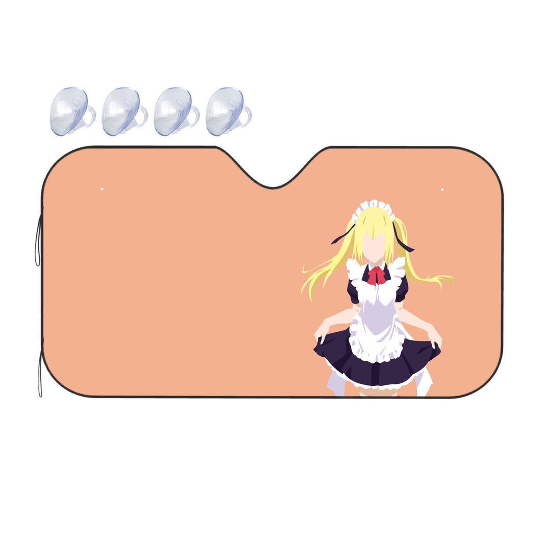 Is It Wrong To Try To Pick Up Girls In A Dungeon?  Car Sunshade