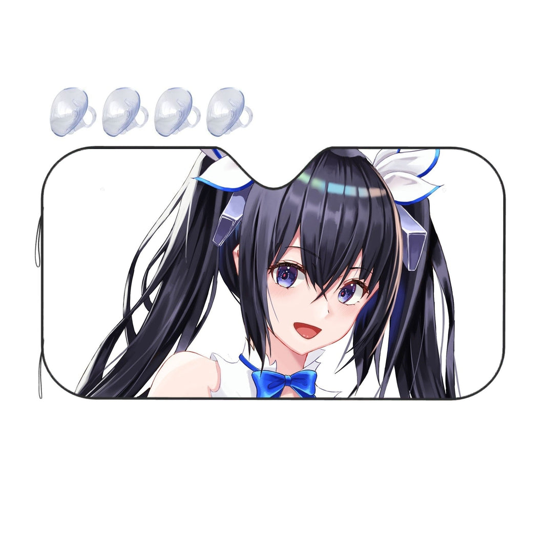 Is It Wrong To Try To Pick Up Girls In A Dungeon?  Car Sunshade