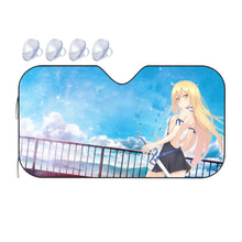 Load image into Gallery viewer, Is It Wrong to Try to Pick Up Girls in a Dungeon?  Car Sunshade
