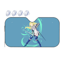 Load image into Gallery viewer, Is It Wrong To Try To Pick Up Girls In A Dungeon?  Car Sunshade
