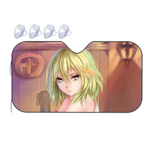 Load image into Gallery viewer, Is It Wrong To Try To Pick Up Girls In A Dungeon?  Car Sunshade
