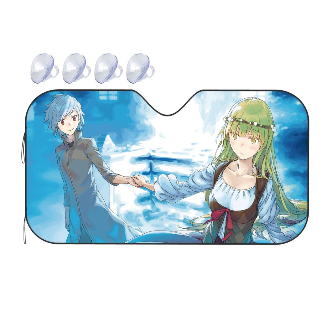 Is It Wrong To Try To Pick Up Girls In A Dungeon?  Car Sunshade