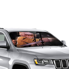 Load image into Gallery viewer, Is It Wrong To Try To Pick Up Girls In A Dungeon?  Car Sunshade
