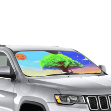 Load image into Gallery viewer, Is It Wrong To Try To Pick Up Girls In A Dungeon?  Car Sunshade
