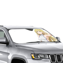 Load image into Gallery viewer, Is It Wrong To Try To Pick Up Girls In A Dungeon?  Car Sunshade
