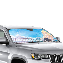 Load image into Gallery viewer, Is It Wrong to Try to Pick Up Girls in a Dungeon?  Car Sunshade

