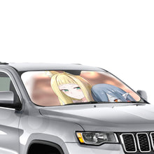 Load image into Gallery viewer, Is It Wrong To Try To Pick Up Girls In A Dungeon?  Car Sunshade
