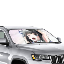 Load image into Gallery viewer, Is It Wrong To Try To Pick Up Girls In A Dungeon?  Car Sunshade
