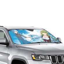 Load image into Gallery viewer, Is It Wrong To Try To Pick Up Girls In A Dungeon?  Car Sunshade

