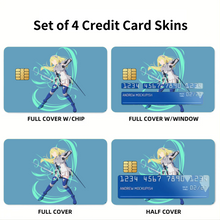 Load image into Gallery viewer, Is It Wrong To Try To Pick Up Girls In A Dungeon?  Credit Card Skins (4-in-1 Pack)
