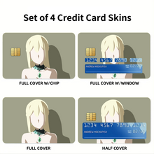 Load image into Gallery viewer, Is It Wrong To Try To Pick Up Girls In A Dungeon?  Credit Card Skins (4-in-1 Pack)
