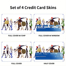Load image into Gallery viewer, Is It Wrong To Try To Pick Up Girls In A Dungeon?  Credit Card Skins (4-in-1 Pack)
