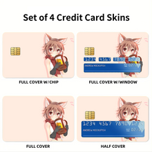 Load image into Gallery viewer, Is It Wrong To Try To Pick Up Girls In A Dungeon?  Credit Card Skins (4-in-1 Pack)
