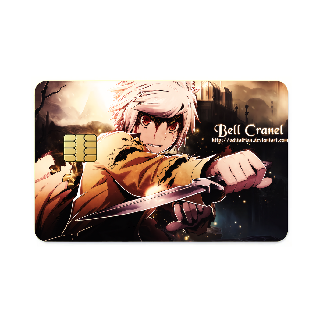 Is It Wrong to Try to Pick Up Girls in a Dungeon?  Credit Card Skins (4-in-1 Pack)