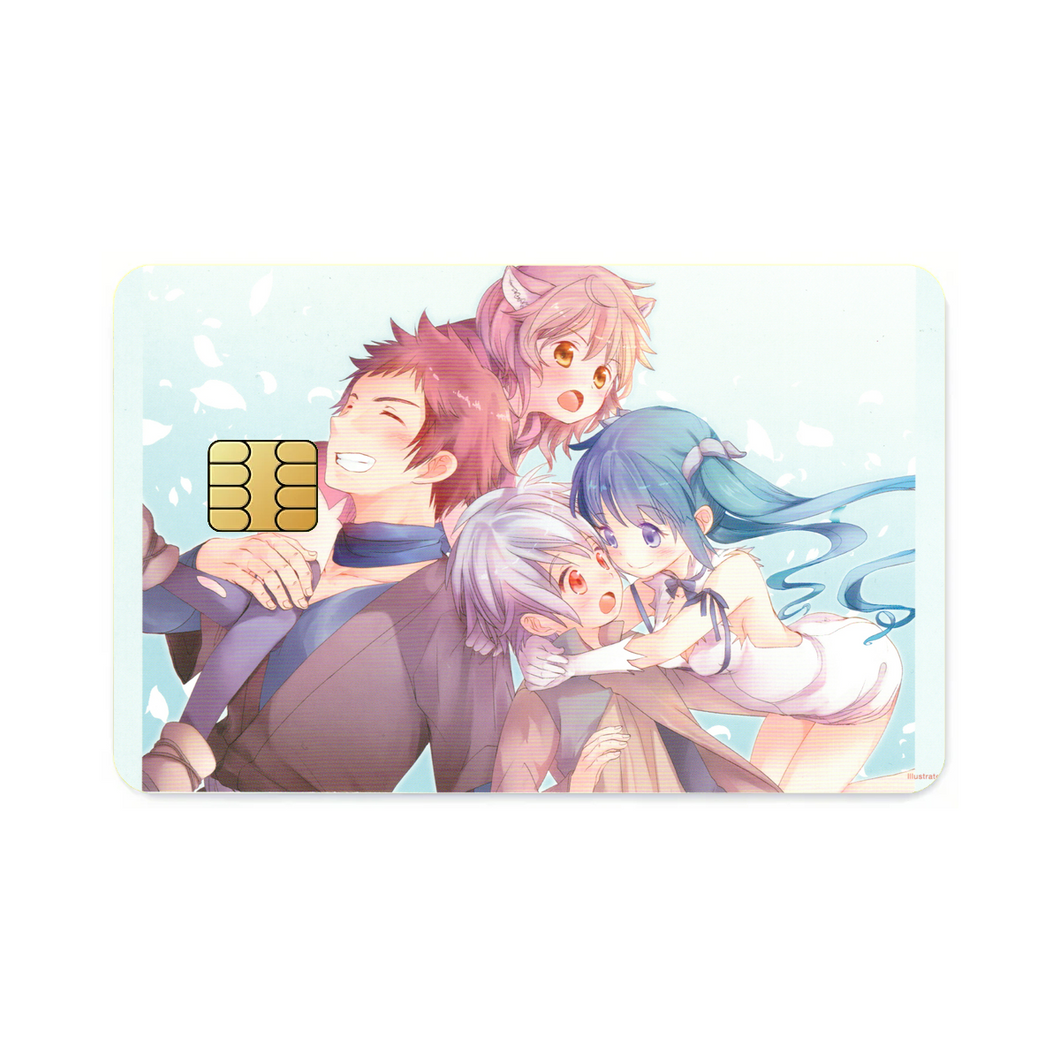 Is It Wrong to Try to Pick Up Girls in a Dungeon?  Credit Card Skins (4-in-1 Pack)