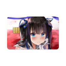 Load image into Gallery viewer, Is It Wrong To Try To Pick Up Girls In A Dungeon?  Credit Card Skins (4-in-1 Pack)
