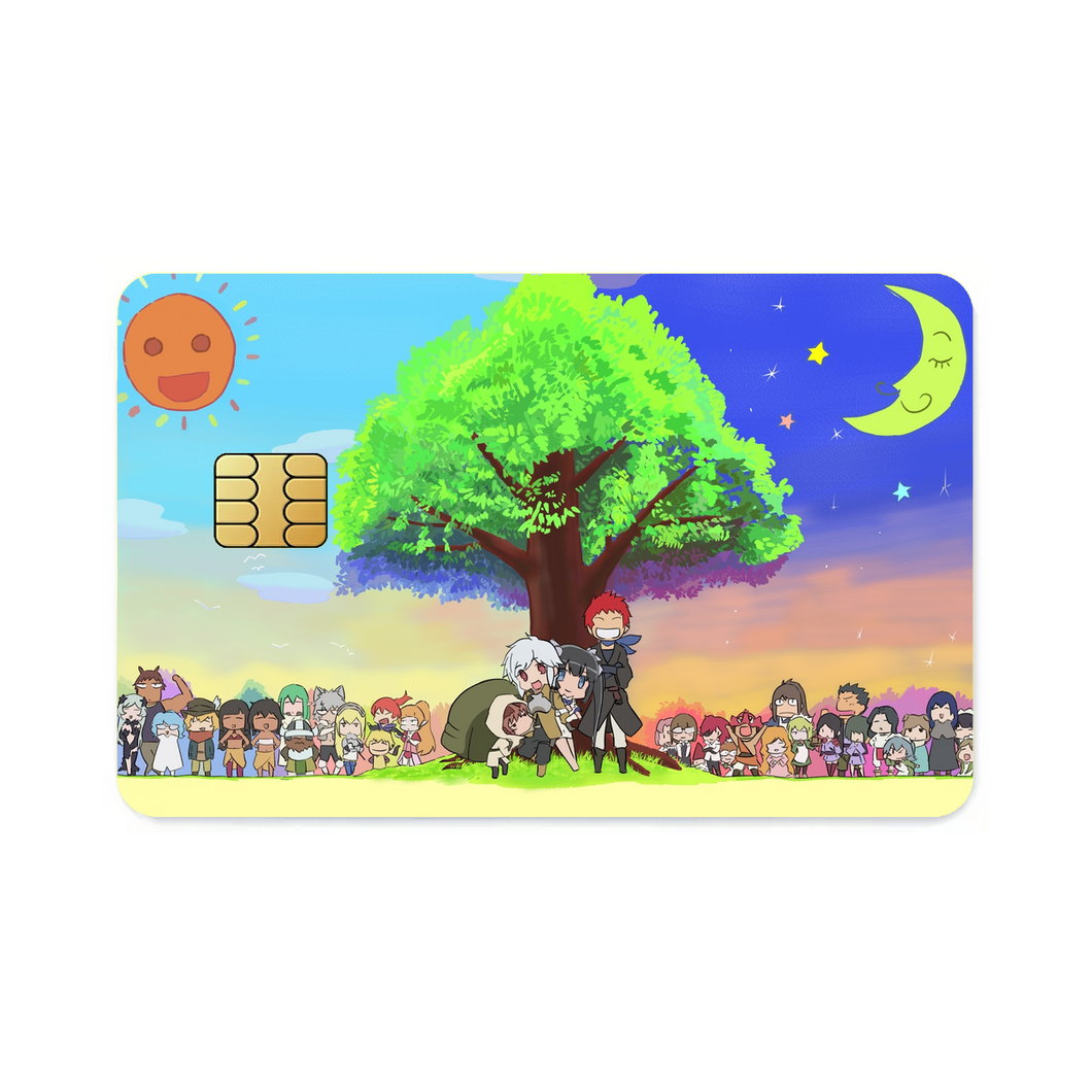Is It Wrong To Try To Pick Up Girls In A Dungeon?  Credit Card Skins (4-in-1 Pack)