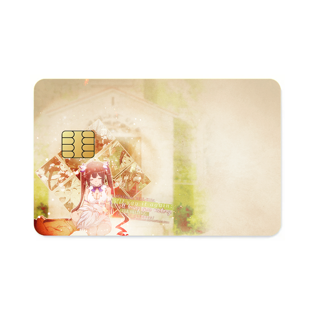 Is It Wrong To Try To Pick Up Girls In A Dungeon?  Credit Card Skins (4-in-1 Pack)