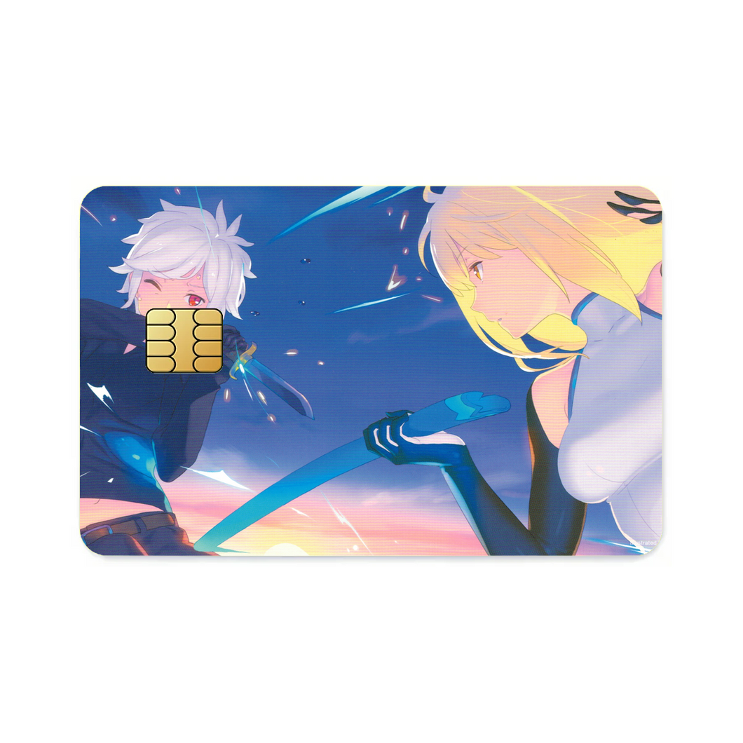Is It Wrong To Try To Pick Up Girls In A Dungeon?  Credit Card Skins (4-in-1 Pack)