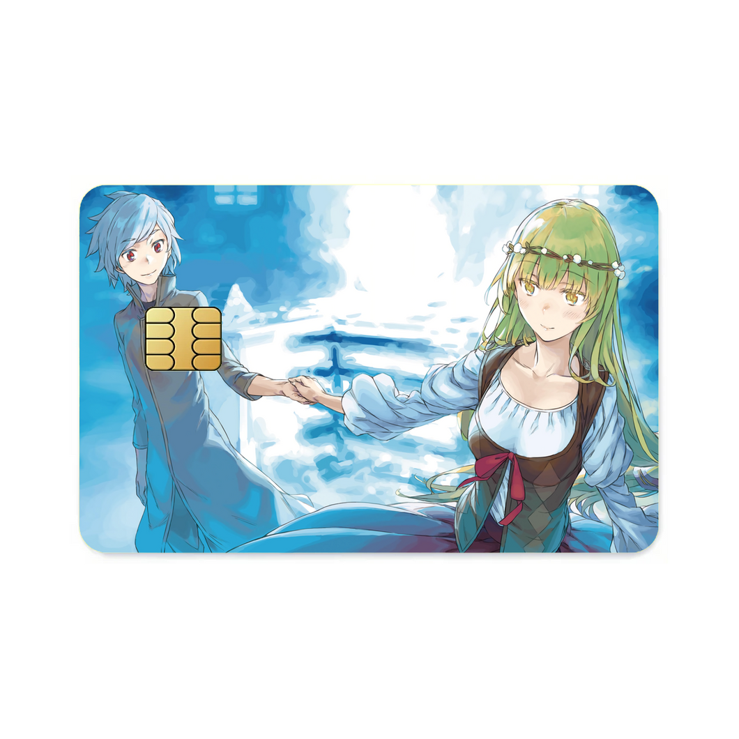 Is It Wrong To Try To Pick Up Girls In A Dungeon?  Credit Card Skins (4-in-1 Pack)