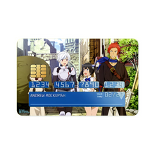 Load image into Gallery viewer, Is It Wrong To Try To Pick Up Girls In A Dungeon?  Credit Card Skins (4-in-1 Pack)
