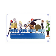 Load image into Gallery viewer, Is It Wrong To Try To Pick Up Girls In A Dungeon?  Credit Card Skins (4-in-1 Pack)
