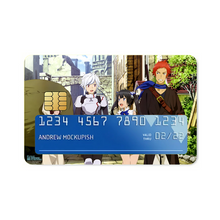 Load image into Gallery viewer, Is It Wrong To Try To Pick Up Girls In A Dungeon?  Credit Card Skins (4-in-1 Pack)

