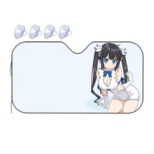 Load image into Gallery viewer, Is It Wrong to Try to Pick Up Girls in a Dungeon? Hestia  Car Sunshade
