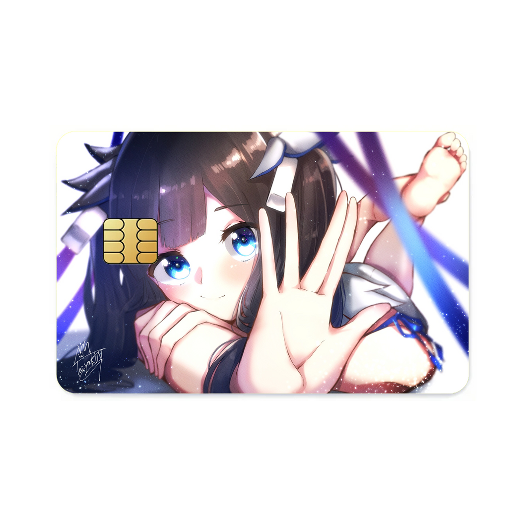 Is It Wrong to Try to Pick Up Girls in a Dungeon? Hestia  Credit Card Skins (4-in-1 Pack)