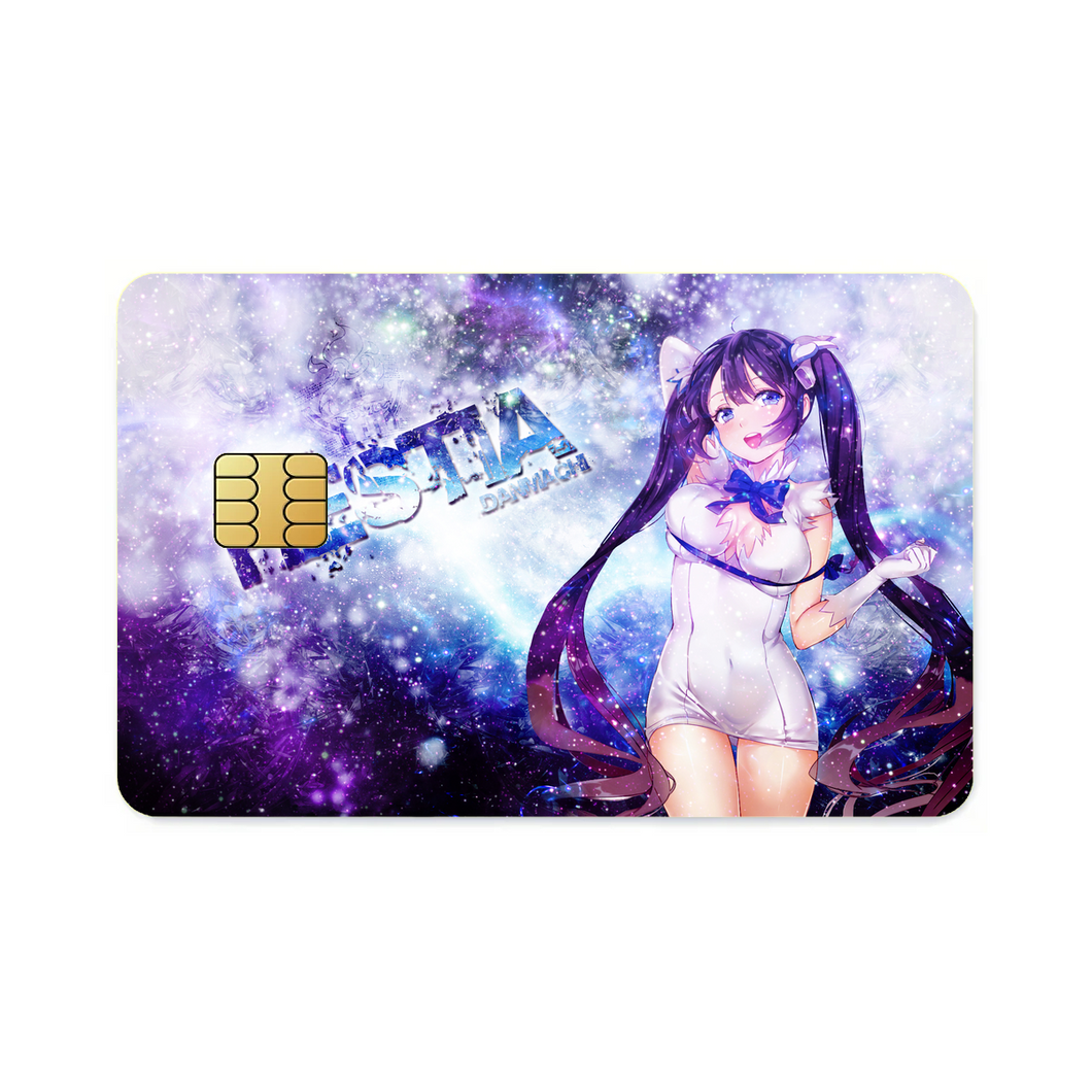 Is It Wrong to Try to Pick Up Girls in a Dungeon? Hestia  Credit Card Skins (4-in-1 Pack)