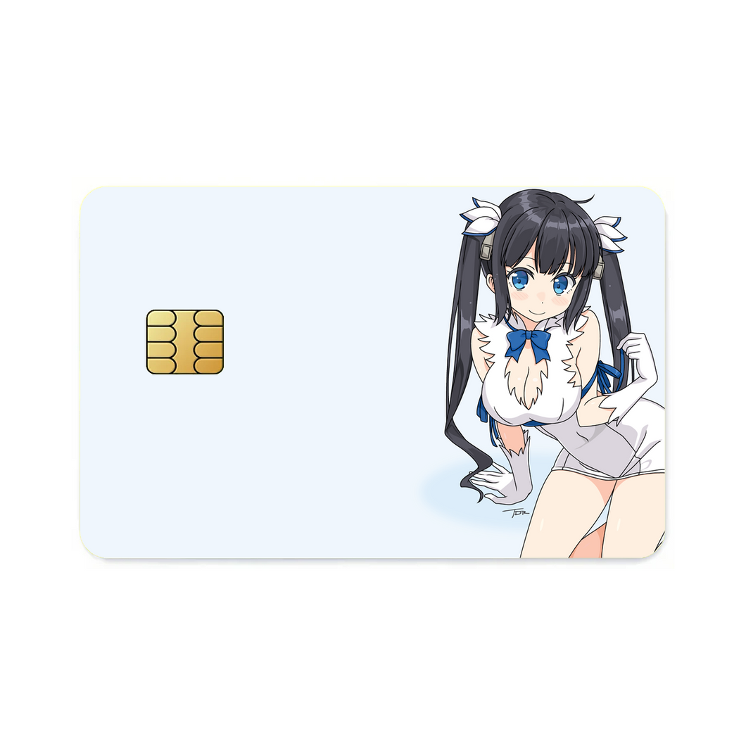Is It Wrong to Try to Pick Up Girls in a Dungeon? Hestia  Credit Card Skins (4-in-1 Pack)