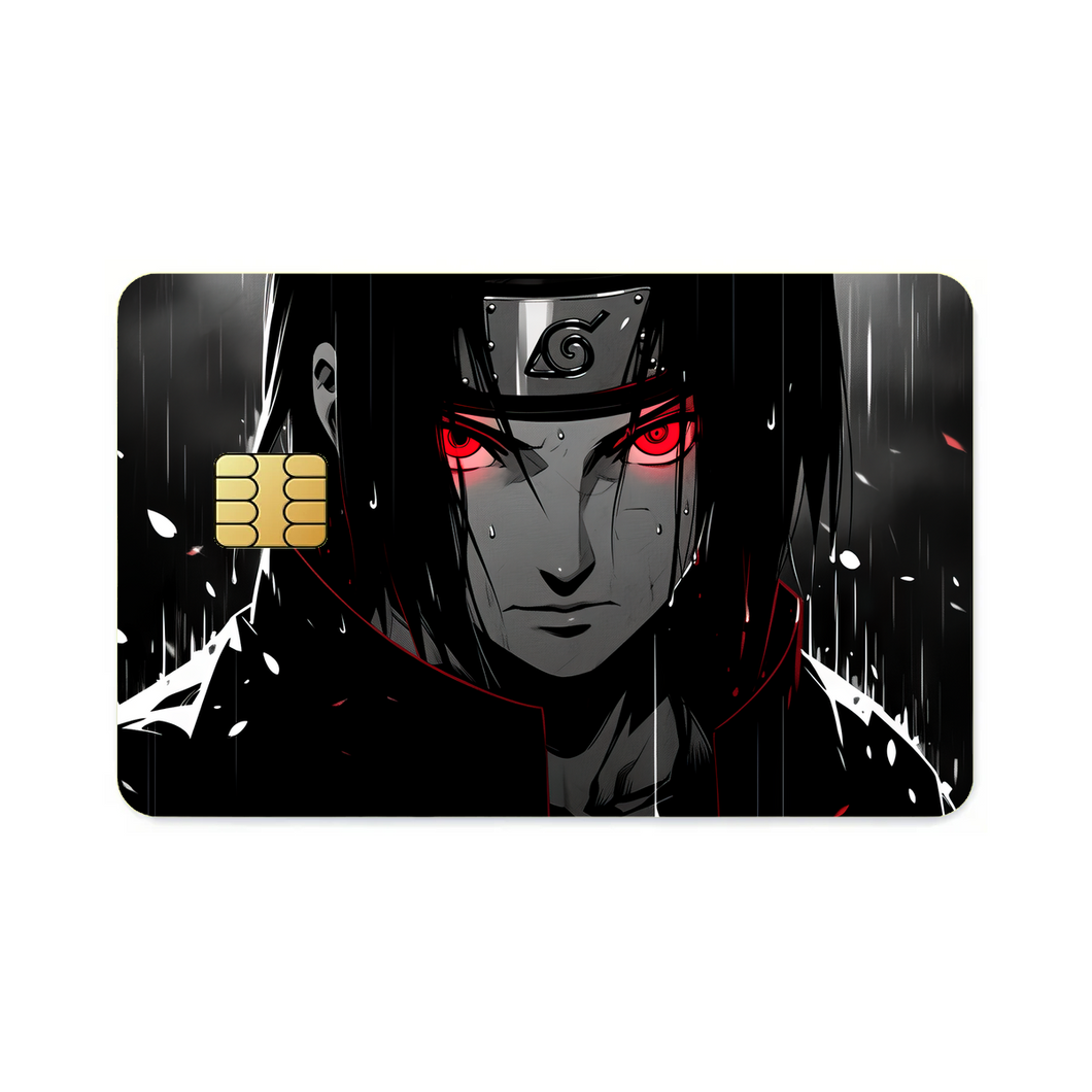 Itachi Uchiha Manga Style Credit Card Skins (4-in-1 Pack)