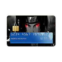 Load image into Gallery viewer, Itachi Uchiha Manga Style Credit Card Skins (4-in-1 Pack)
