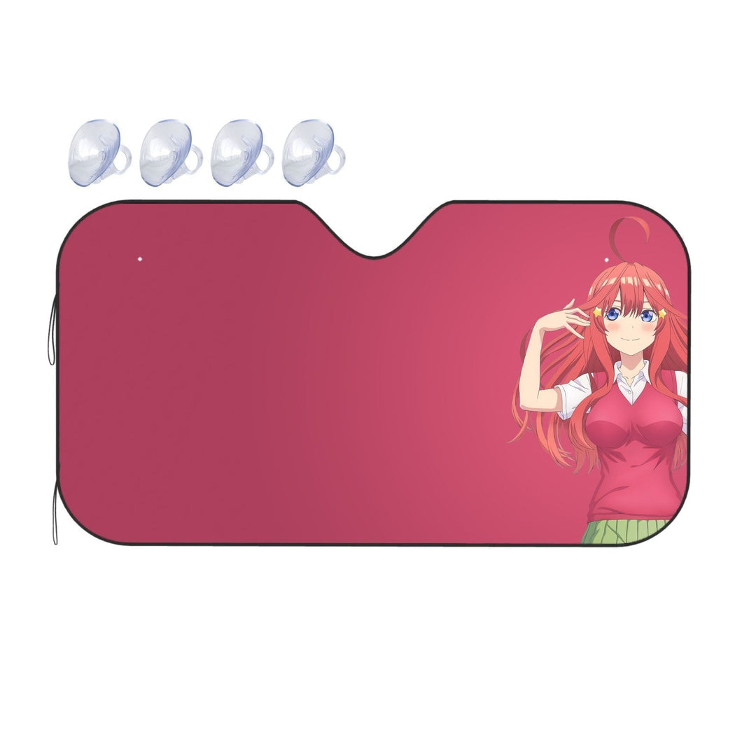 Itsuki Nakano from 5-Toubun no Hanayome  Car Sunshade