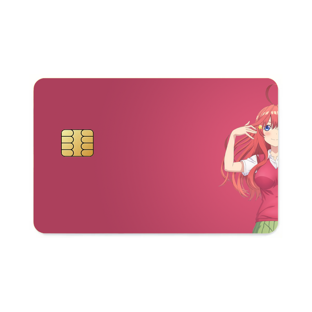 Itsuki Nakano from 5-Toubun no Hanayome  Credit Card Skins (4-in-1 Pack)