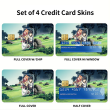 Load image into Gallery viewer, Iwatani &amp; Raphtalia  Credit Card Skins (4-in-1 Pack)
