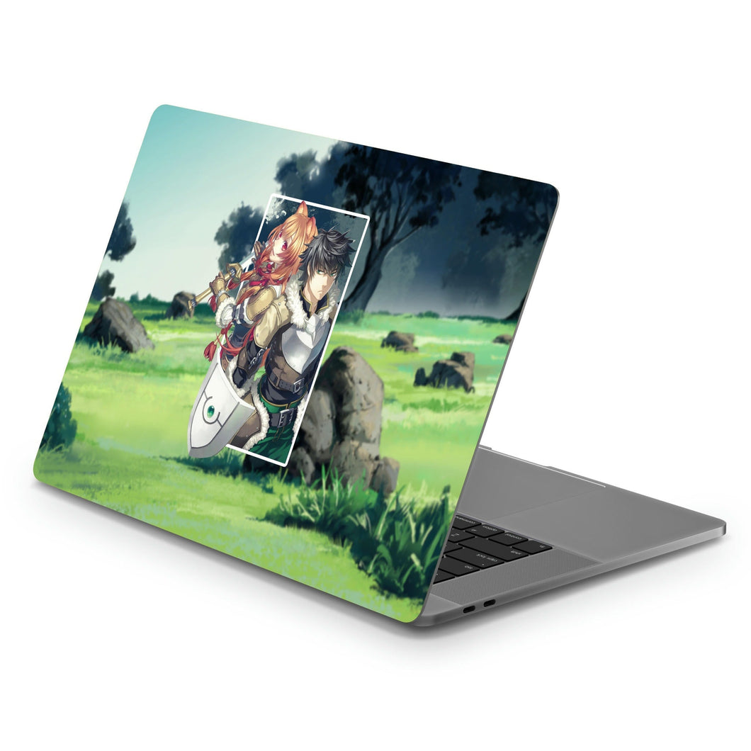 Iwatani & Raphtalia  Macbook Skin