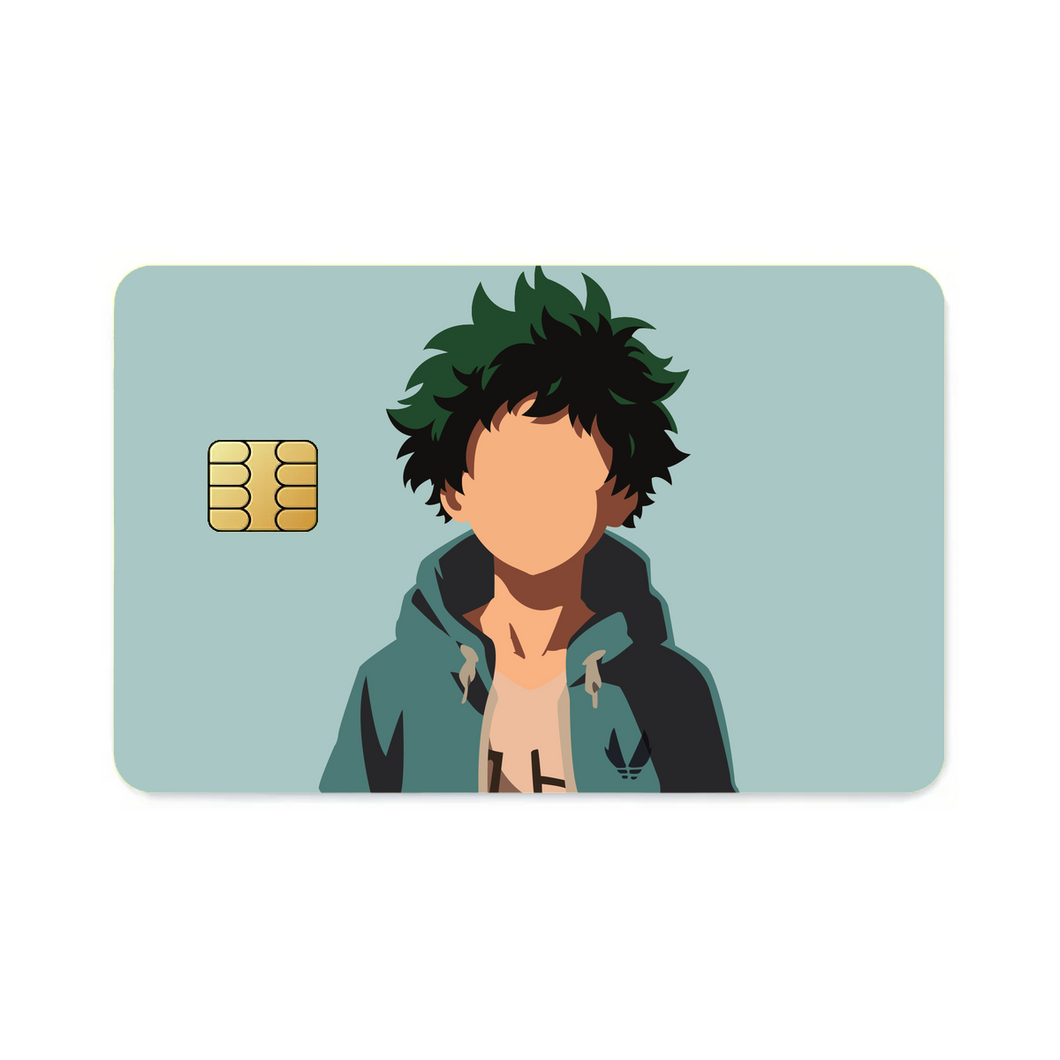 Izuku Midoriya minimalism  Credit Card Skins (4-in-1 Pack)