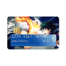 Load image into Gallery viewer, Izuku VS Shoto  Credit Card Skins (4-in-1 Pack)
