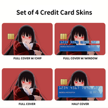 Load image into Gallery viewer, Jabami Yumeko  Credit Card Skins (4-in-1 Pack)
