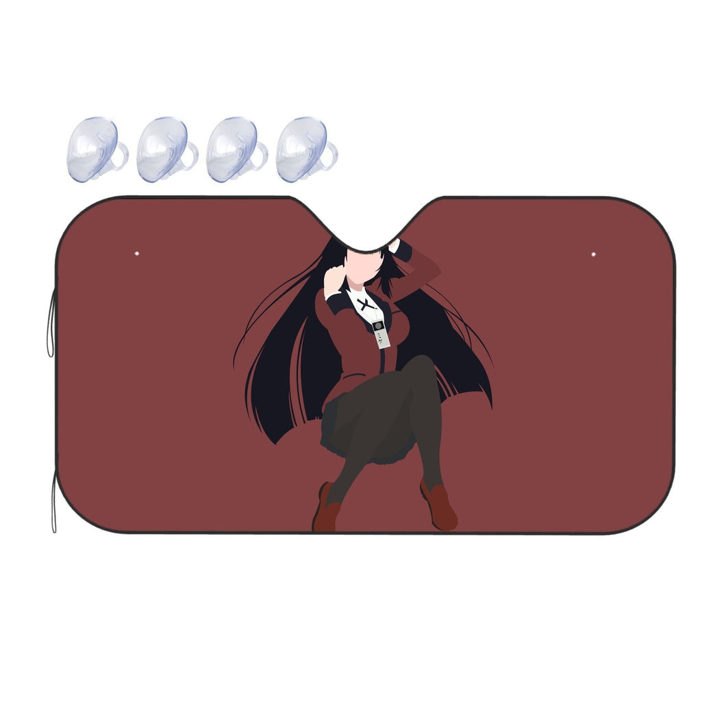 Jabami Yumeko,Kakegurui,Minimalist  Car Sunshade