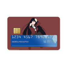 Load image into Gallery viewer, Jabami Yumeko,Kakegurui,Minimalist  Credit Card Skins (4-in-1 Pack)
