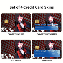 Load image into Gallery viewer, Jabami yumeko wallpaper  Credit Card Skins (4-in-1 Pack)
