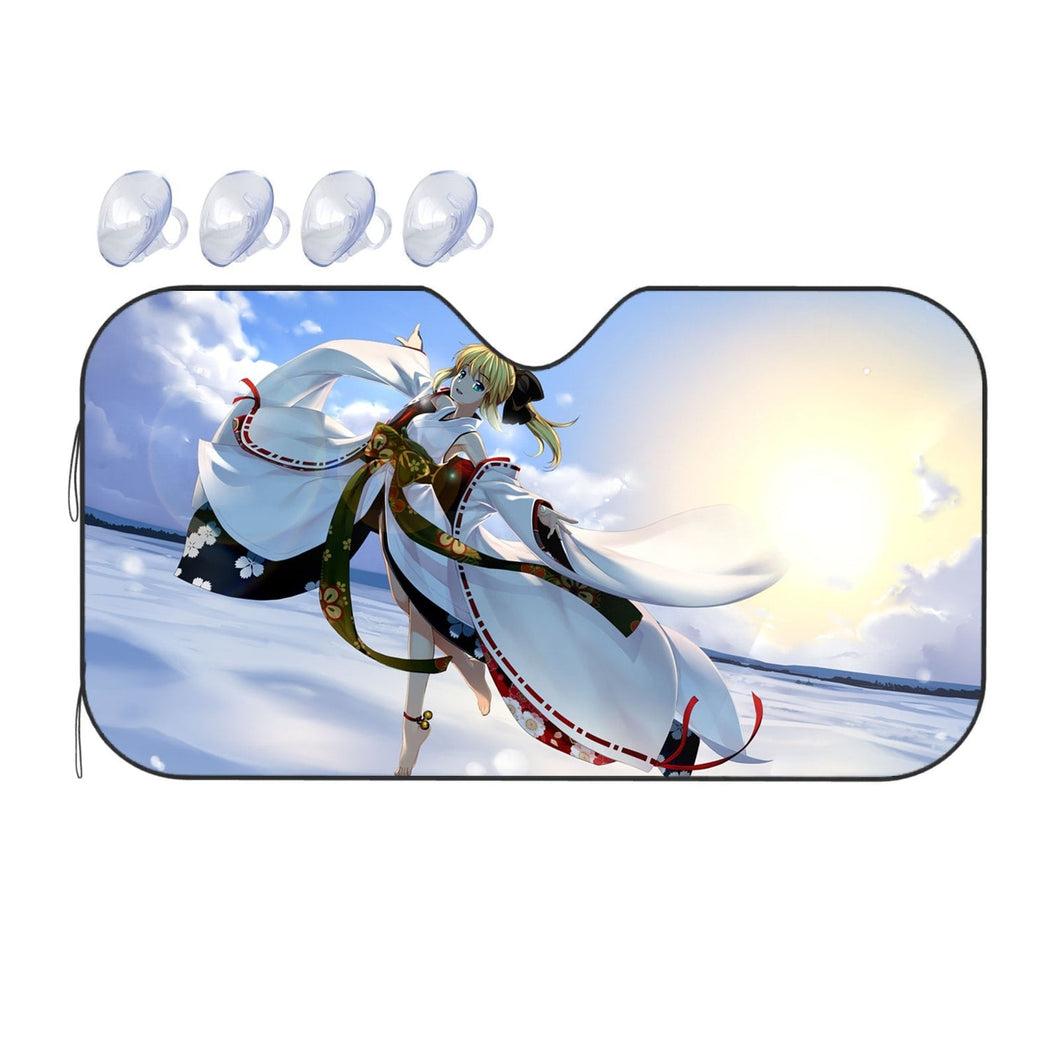 Japanese Clothes  Car Sunshade