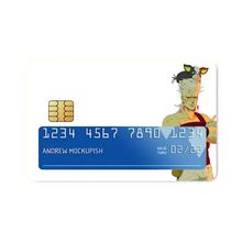 Load image into Gallery viewer, Jean Pierre Polnareff e Iggy  Credit Card Skins (4-in-1 Pack)
