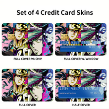 Load image into Gallery viewer, JoJo&#39;s Bizarre Adventure: Diamond is Unbreakable - Group Shot 2  Credit Card Skins (4-in-1 Pack)
